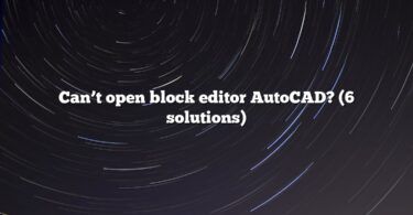 Can’t open block editor AutoCAD? (6 solutions)